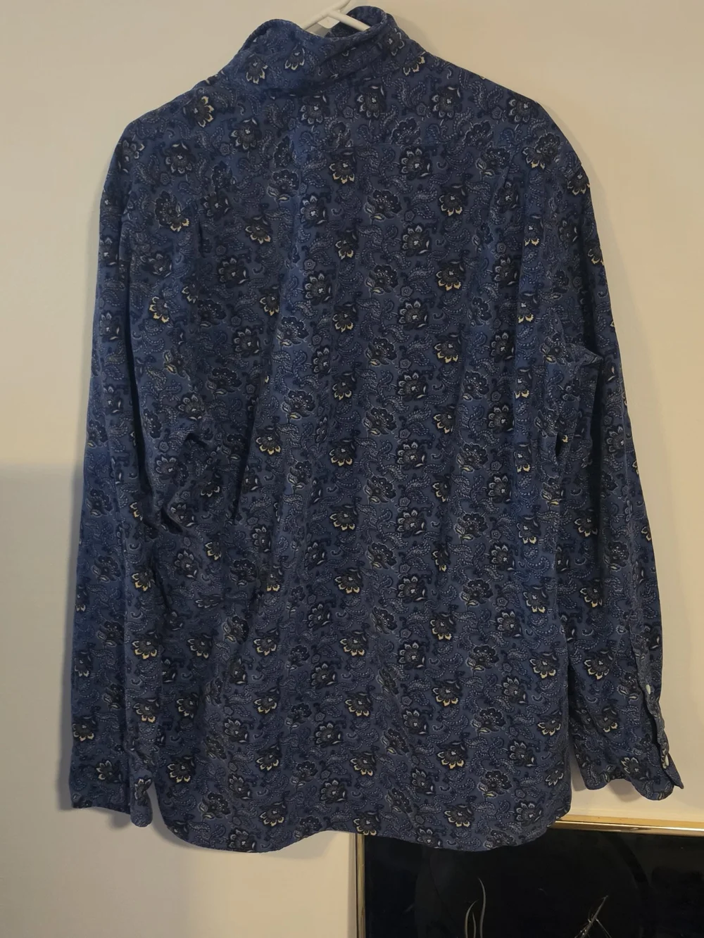 Ralph Lauren POLO Blue Paisley Button-Up Shirt xxl